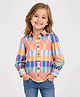 PinkChick Cotton Woven Full Sleeves Madras Checked Shirt - Multi Colour