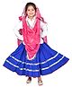 Itsmycostume Haryanvi Regional Costume - Blue & Pink