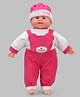 KiddyBuddy 42.5 cm Happy Laughing Baba Doll Toy Small - Dark Pink