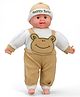 KiddyBuddy 42.5 cm Happy Laughing Baba Doll Toy Small - Brown