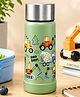 Adore Little Champs Insulated Hot & Cold Kids Water Bottle with Silicon Base- 270ml (Green)