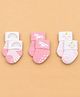 Kidofash Knit Pack Of 3 Rainbow & Unicorn Designed Anti Skid Socks - Pink