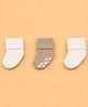Kidofash Knit Pack Of 3 Solid Anti Skid Socks - Brown