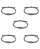TEMPUS STUDIO Pack of 5 Evil Eye Bracelets for and Women | 5 Pcs of Evil Eye Nazariya Bracelets