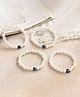 TEMPUS STUDIO Pack of 4 Evil Eye Beaded Bracelets for Girls and Women | 4 Pcs of Evil Eye Nazariya Bracelets