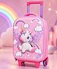 Elecart Kids Unicorn Trolley Bag for Girls | Pink Unicorn Hard Shell Kids Luggage with Wheels | Lightweight Travel Suitcase for School Trips, Vacation, Holiday & Weekend Travel