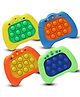 Elecart Fast Push Pop It Game for Kids with Light & Sound | Musical Multi-Level Interactive Speed Challenge Game Brain Training, Stress Relief & Sensory Fidget Toy for Kids (Pack 1 Random Colour)