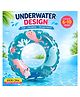 Elecart Baby Swimming Float Ring PVC Inflatable Swim Tube with Comfortable Seat, Wide Stable Base & Support Wings for Kids 15 Years, Pool Float for Boys & Girls (Random Colour/Design)