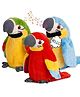 Elecart Talking Parrot Plush Toy for Kids  Repeat What You Say Stuffed Animal, Interactive Electronic Speaking Bird, Flapping Wings, Soft Musical Plush Toy for Boys Girls (Pack 1 Colour May Vary)