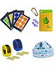 Safe-O-Kid Mosquito & Outdoor Protection Kit | 24 Ayurvedic Anti-Mosquito Patches, 1 Anti-Mosquito Pouch, 2 Mosquito Repellent Bands & 1 Baby Cotton Helmet | Outdoor Safety for Babies  Assorted