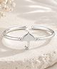 LA BELLE VIE Silver plated Adjustable Umbrella Ring -Silver