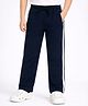 CHILINS Knit Side Taped Pants - Blue