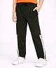 CHILINS Knit Side Taped Pants - Black