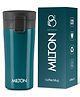 MILTON Thermosteel Vacuum Insulated Stainless Steel Coffee Mug Travel with Strainer, ISI Certified, Hot & Cold, Anti Skid Bottom, Spill Proof and Rustproof, 300 ml, Teal Blue