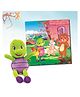 Purple Learns to Use Less to Story Book with Premium Purple Turtle Plush Soft Toy for Kids Illustrated Early Learning Bedtime Story Book for Kids Ages 4 to 6 Year - English