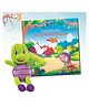World Peace Mission to Story Book with Premium Purple Turtle Plush Soft Toy for Kids Illustrated Early Learning Bedtime Story Book for Kids Ages 4 to 6 Year - English