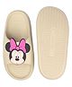 Yellow Bee Disney Featuring Minnie Mouse Applique Detailed Sliders - Beige