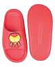 Yellow Bee Marvel Featuring Iron Man Applique Detailed Sliders - Red
