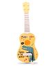 KiddyBuddy 4-String Acoustic Guitar Toy Dino Theme Musical Learning Toy for Kids 3+ Years - Yellow