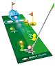 NEGOCIO Portable Childrens Golf Toy Set with Retractable Handle Case Safe for Indoor Outdoor Play  - PACK OF 1 - COLOR MAY VARY