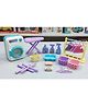 NEGOCIO Kids Washing Machine Toy Set  Pretend Play Laundry Playset with Iron, Clothes Rack, Detergent Bottles & Mini Clothes  DIY Playing House Toy for Boys & Girls - PACK OF 1 - COLOR MAY VARY