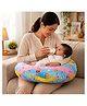 Fareto Baby Feeding Pillow with Detachable Cover Breast Feeding - Blue ziraf