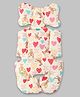 Babyhug Stroller Cushion With Head Support For Babies - Pink | Soft Padded Full Body Cushion For Strollers & Prams| Comfortable Head & Back Support| Printed Design| Free Size| Easy to Install