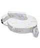 haus & kinder Hot Air Balloon Feeding Pillow with Pocket & Removable Cover - OffWhite