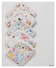 Haus & Kinder Gentle Giggles Pack of 5 Muslin Washcloth (0-12 M)