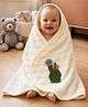 The little lookers Ultra Soft Baby Microfiber Bath Towel For Toddlers - Yellow