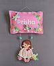 Kraft Affaires Personalized Felt Girl on swing name Decor - Multicolor