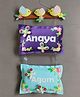 Kraft Affaires Personalized Bird Family wall hanging for Siblings room - Multi color