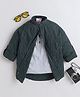 BAATCHEET Cotton Woven Full Sleeves Striped Shirt With Attached Tee - Green