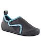 DECATHLON Mesh Detailed Colour Blocked Velcro Closure Booties - Dark Grey