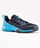 DECATHLON Artengo TS500 Colour Blocked & Abstract Design Lace Up Tennis Shoes - Black & Blue