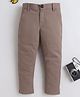 BAATCHEET Cottton Woven Solid Trousers - Brown