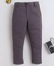 BAATCHEET Cottton Woven Solid Trousers - Grey