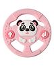 COZY VIBES RING-SHAPED PANDA-DESIGN GUM SCRAPERS Silicon Baby Teether Driving Steering Wheel - PACK OF 1 - COLOR MAY VARY