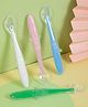 COZY VIBES Bpa Food Grade Soft Animal Shape Healthy Infant Training Feeder Gift Feeding Silicone Baby Spoon - PACK OF 1 - COLOR MAY VARY