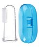 COZY VIBES Finger Toothbrush Baby Toothbrush Baby Supplies Safety Silicone Cleaning Brush Finger Set - PACK OF 1 - COLOR MAY VARY