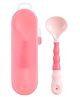 COZY VIBES Baby Bendable Silicone Spoon Feeding Training Spoon Tableware Self Feeding Learning Spoon For Baby - PACK OF 1 - COLOR MAY VARY