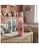 COZY VIBES 240ml Glass Bottle for Babies Cartoon Design Food Grade Glass Feeder with Protection Sleeve - PACK OF 1 - COLOR MAY VARY