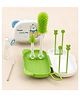 COZY VIBES 8pcs Silicone Brush With A Handle Suitable For Washing The Bottle Nipple, With A Straw Brush Suitable For All With A Stand To Hold And Dry The Bottle - PACK OF 1 - COLOR MAY VARY