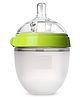 COZY VIBES Natural Feel 5 Ounce Baby Bottle | Silicone Baby Bottle | Silicone Feeding Bottle 150ml - PACK OF 1 - COLOR MAY VARY