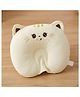 COZY VIBES  Pillow Soft Stuffed Kids Cushion with Plush Cat Head Memory Foam Nursing Baby & Toddler Sleeping Comfort Cuddle Pillow - PACK OF 1 - COLOR MAY VARY