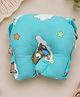 COZY VIBES Pure Cotton Pillow | Printed Newborn Baby Neck Pillow | Soft, and Comfortable for Babies - PACK OF 1 - COLOR MAY VARY