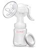 AccuSure Manual Breast Pump, Compact and Lightweight Soft & Comfortable Breast Shield, BPA Free Hand Pump for Breastfeeding