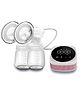 AccuSure Double Electric Breast Pump Stimulation, Soft Silicone Cushion, Rechargeable Battery, Single Breast Pump Electrical, BPA Free, 1 Year Warranty