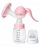 Dr. Sanaya Manual Breast Pump with Feeding Bottle BPA Free -180 ml