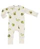 Cocoon Care Bamboo Knit Full Sleeves Avocado Printed Sleepsuit - Cream